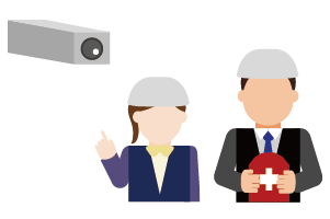 通販A社様 RFIDを活用した防災用品重要文書棚卸し管理イメージ